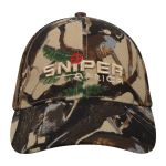Mens 3-D Embroided Peak Cap Camoflage - Camo Onesize