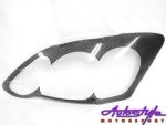 Toyota Run-x Carbon Fibre Look Headlight Shields Face-lift - Autostyle Motorsport South Africa