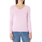 Amazon Essentials Women's Standard Lightweight V-neck Sweater Light Pink Liliac Xx-large