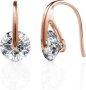 DESTINY Hailey Earrings With Swarovski Crystals - Rose Gold