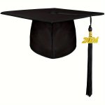 1PC Graduation Cap With 2024 Tassel Black Graduation Cap Tassel For Graduation Cap 2024 Graduation Cap Topper For High School Ba