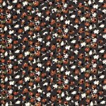 Chiffon Flock Floral Brique 15026 056