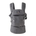 Sunveno Baby Carrier Ergonomic Infant Carrier Adjustable Newborn To Toddler Convertible All Seasons Grey