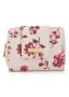 Pink Winter Floral Tab Wallet