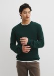 Long Sleeve Cotton Crew Neck Knit