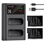 Nikon K&f EN-EL14 Battery Kit 2 Batteries And Dual Charger KF28.0020