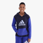 Adidas Boys Cb Hoody Blue - 15-16