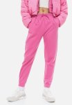 High-waisted Joggers - Cerise