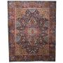 Rugs & Decor / Persian Navy Kashmar Hand Knotted Wool Rug - 305 X 402 Cm