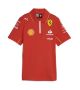 Puma Ferrari Team Polo Shirt 2024 Burnt Red