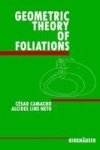 Geometry Theory Of Foliations Hardcover 1985 Ed.