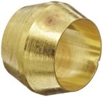 Eaton Weatherhead 60X4 Compression Sleeve CA360 Brass 1 4" Tube Od 0.3400" Sleeve Od Pack Of 10