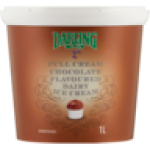 Full Cream Chocolate Flavoured Ice Cream Tub 1L