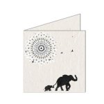 Mandala Sun & Elephants Growing Paper