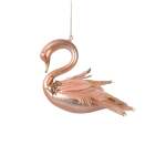 Glass Swan 13X4X10CM -champagne