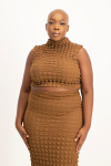 Tiana Sleeveless Crop Top - XL