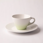 Designers Guild - Lime Cup & Saucer Set Of 4