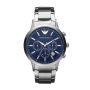 Emporio Armani Armani Renato Silver Round Stainless Steel Men's Watch AR2448