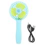 USB Handheld MINI Fan Portable Blue