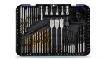 48-PIECE Premium Drill Bit & Screwdriver Bit Accessory Set With Carry Case Wood Metal & Masonry Drill Kit