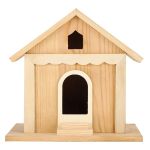 Wooden Bird House Diy Hand-made Parrots Bird Nesting Box Outdoor Garden Dec