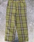 Tartan Gasolio Green And Blue Pants 6Y
