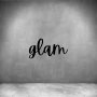 Glam - L 450MM / Matt Black / Font 2