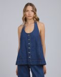 Lenni Halter Neck Top - Large