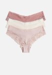 3-PACK Lace-trimmed Hipster Briefs - Multi