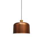 Belta Pendant Light - Aluminium & Wood - Dark Grey