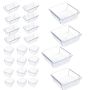 25 Piece Drawer Organizer Adjustable Drawer Storage Box Acrylic Storage Box