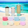 12-24OZ Tumbler Protective Sleeve With Non-slip Base Fits Stanley Cups Stylish & Durable Silicone Drinkware Accessory For Outdoor & Beach Use Easy To Install & Remove