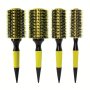 1PC Professional Round Comb Ceramic Ionic Round Comb Hair Blowing Dryer Brush Detangler High Temperature Resistance Round Roller Comb For Hair Styling Ionic Roll