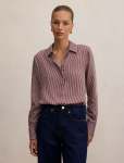 Solara Stripe Shirt - 16 Burgundy Stripe