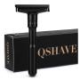 Adjustable Safety Razor Plus 5 Blades Black