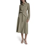 Long Tie Dress -light Fatigue