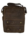 Fino 8081 Full Grain Crazy Horse Tab Genuine Leather Sling Bag