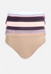 Jockey 5 Pk Printed French Cut - Pink geo plum stripe taupe