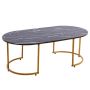 Coffee Table Sofa Side Table Center Table Desk Home Office Oval