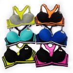 Pack Of 6 Colour Wireless Sports Bra's - 8921 38B 40C Available - 40D