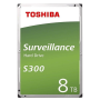 Toshiba Surveillance S300 3.5-INCH 8TB Serial Ata III Internal Hard Drive HDETV11ZSA51