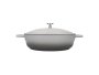 Cast Aluminium 4L Shallow Casserole Dish 28CM Ombre Grey