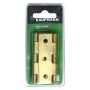 - Butt Hinge 75MM Brass Plated Pair - 6 Pack