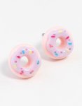Sprinkle Doughnut Stud Earrings