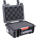 Tork Craft Hard Case 225X185X115MM Od With Foam Water & Dust Proof Black 19208
