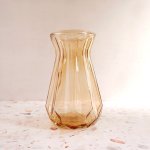 Glass Vase - Amber Period - 18CM Height