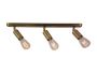 Hello Today Vintage Brass Triple Spotlight Ceiling Light