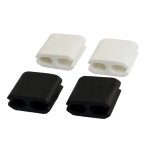 Volkano Bind Series - 4 Piece: Power Cable Clips - Black & White