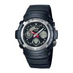 Casio G-shock Digital Quartz Black Resin Mens Watch AW-590-1ADR