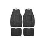 Michelin Car Mat 4 PC Set All Weather Rubber - Grey